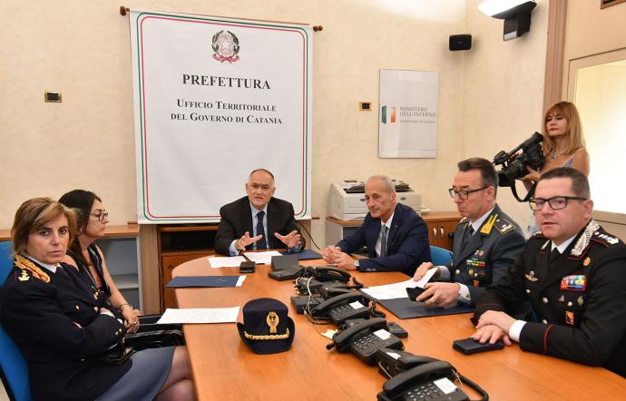 Sicurezza,  lunedì a Catania Comitato provinciale in Prefettura