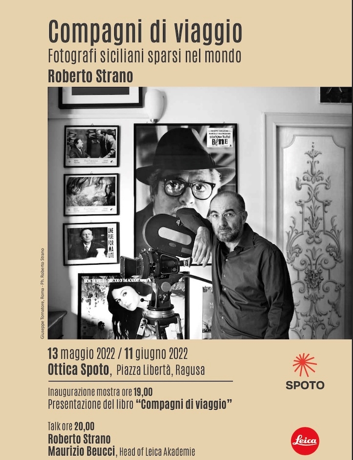 Ragusa, da Ottica Spoto la mostra del fotografo Roberto Strano "Compagni di viaggio"