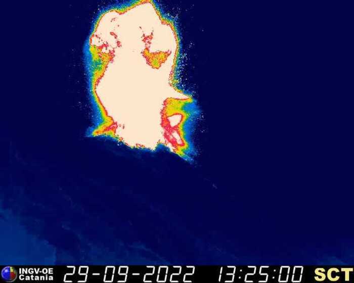 Stromboli: forte esplosione registrata dall'Ingvin nell'area craterica Nord