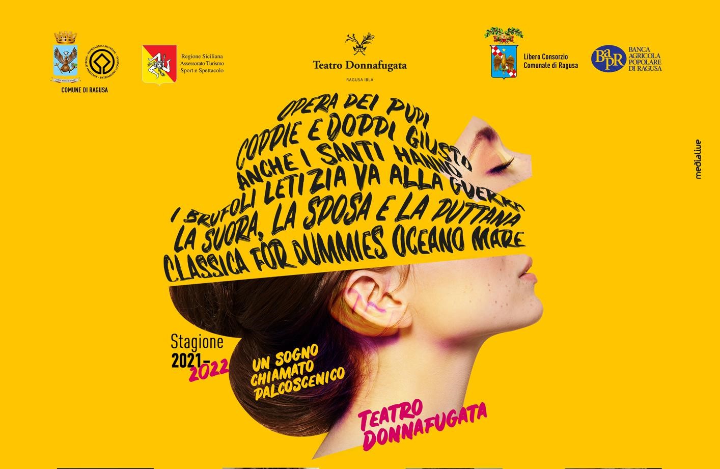 Ragusa, al via a dicembre la stagione di prosa del Teatro Donnafugata