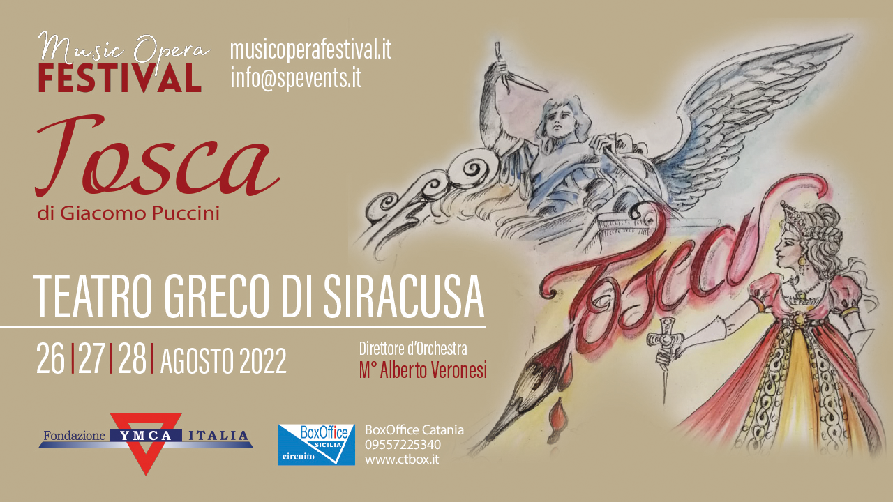 “Tosca” al Teatro Greco di Siracusa il 26, 27 e 28 agosto con un cast internazionale