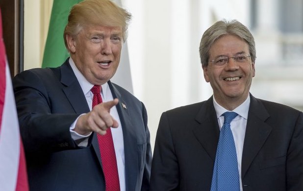 Trump, G7 a Taormina: terrorismo al centro dei colloqui con Gentiloni