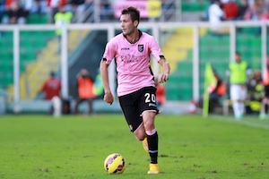 Il Palermo a lavoro per preparare la sfida contro la Fiorentina