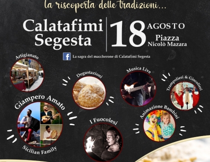 Calatafimi Segesta: torna il 18 agosto l'evento gastronomico "Sagra del maccherone"