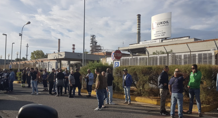 Sciopero dei metalmeccanici oggi a Siracusa nel Petrolchimico
